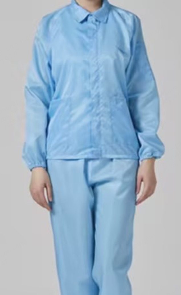 君御 1900 防静电服分体服不带帽（蓝色）翻领-6XL