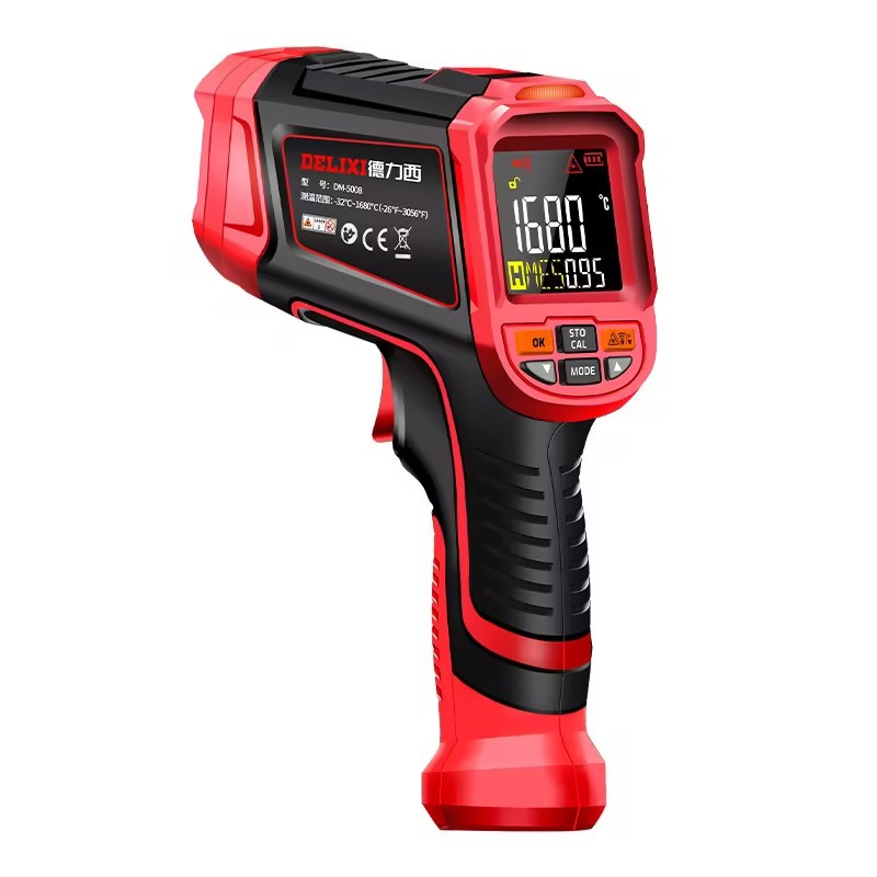 德力西电气 5008 红外测温枪--30 °C 至 500 °C（-22 °F 至 932 °F）