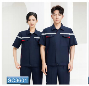 君御 SC3601 夏季纯棉短袖套装 工作服-3XL